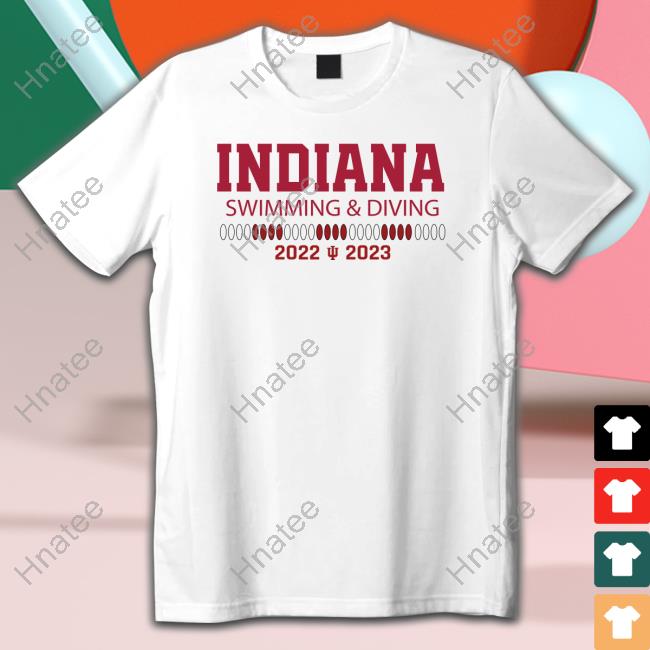 Indiana Swim And Dive 2022-23 Season Long Sleeve T Shirt
