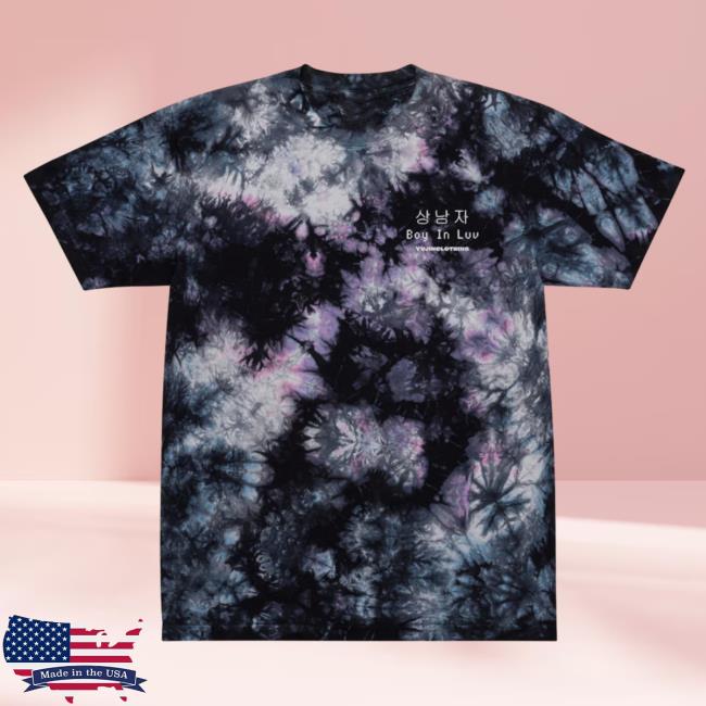 Official Yujin Clothing Boy In Love Tie Dye Top Shirt Milky Way Tie-Dye