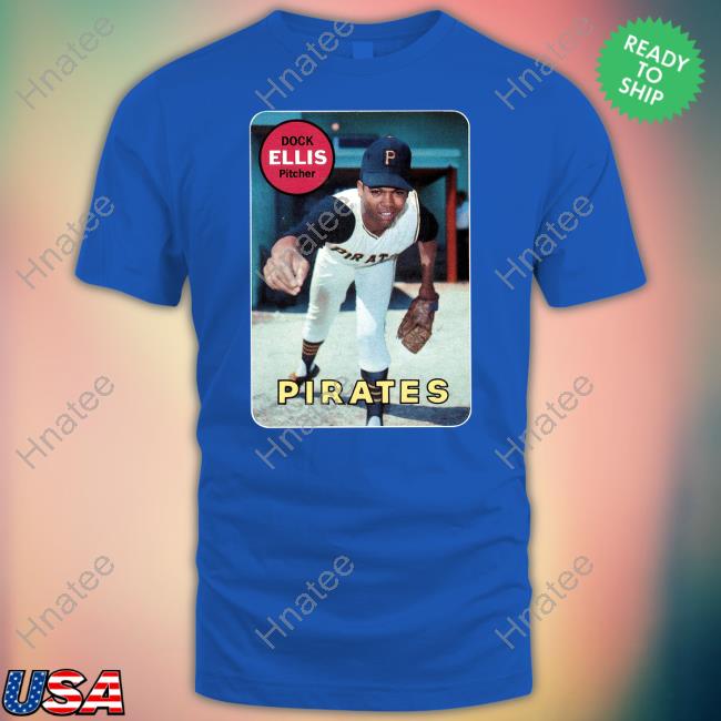 1969 Topps Rookie Dock Ellis Pirates Shirt