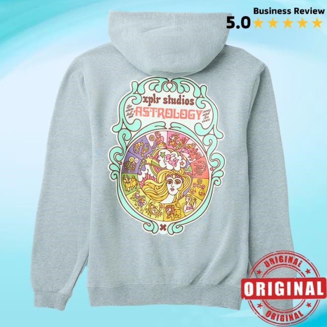Sam And Colby Merch Store Xplr Shop Zodiac Grey Heather Pullover Hoodie