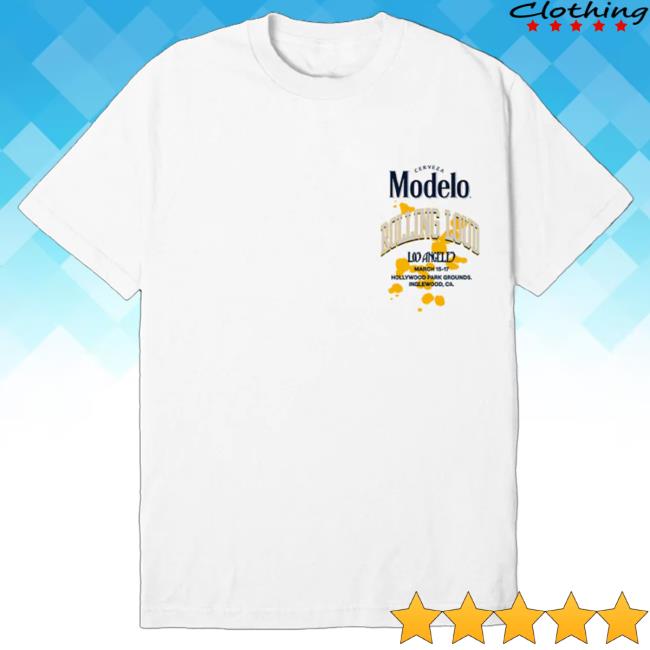 Rolling Loud Modelo X Rl La 24 Modelo Time White Tshirt
