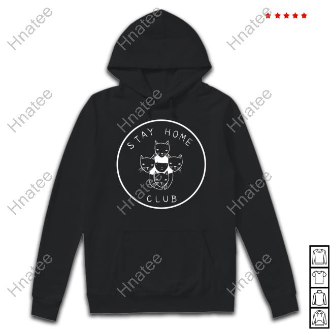 Stay Home Club Black Tee