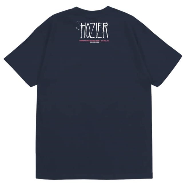 Official Hozier St. Paul July 18 Show Tees