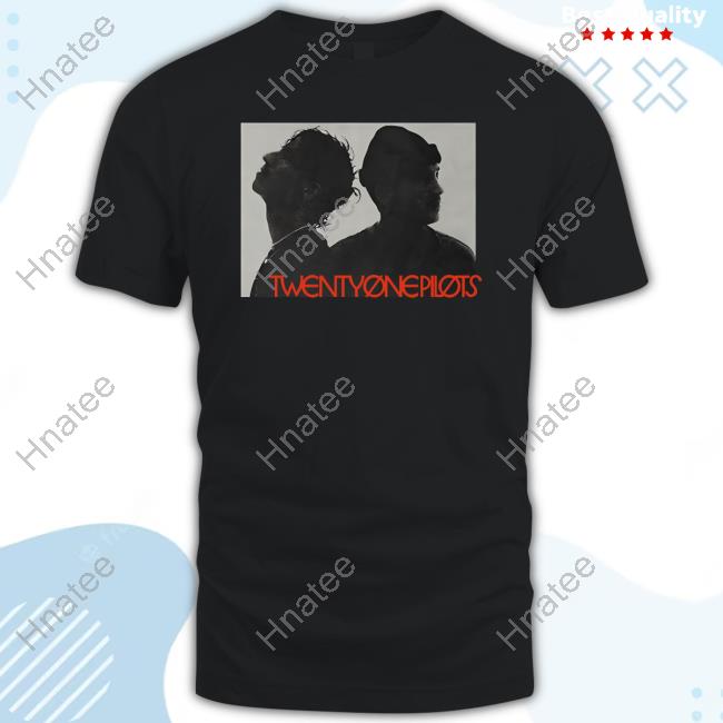 Official Twenty One Pilots Merch Twenty One Pilots Silhouette Portraits Tee Shirt