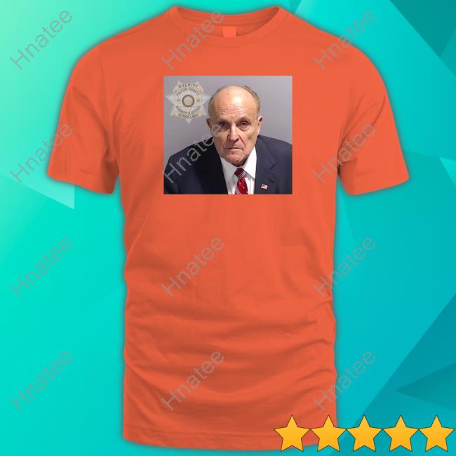 Official Rudy Giuliani Mugshot Shirt
