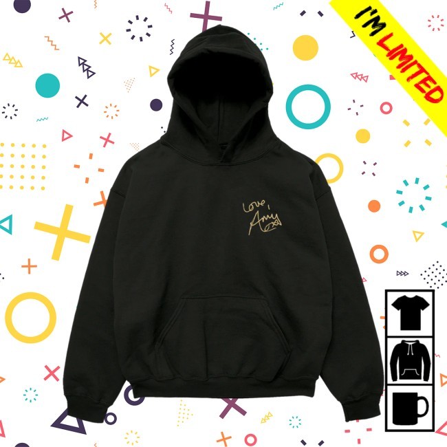 Black Love Amy Photo LS Hoodie - Amy Winehouse