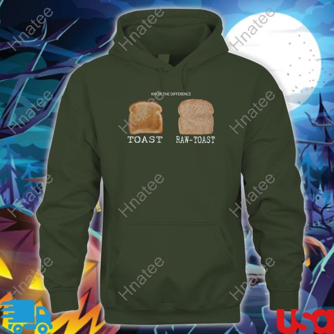 Tylertube Know The Difference Toast Raw-Toast T Shirt