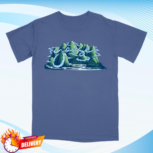 Official Goose The Band Merch Goosetheband Utah/Montana Mountains Event Tee