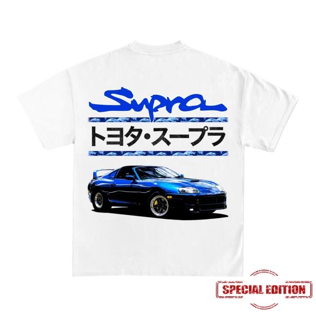 Official Icy Shop Merch Toyota Supra Jdm Racing Graphic Top Shirt