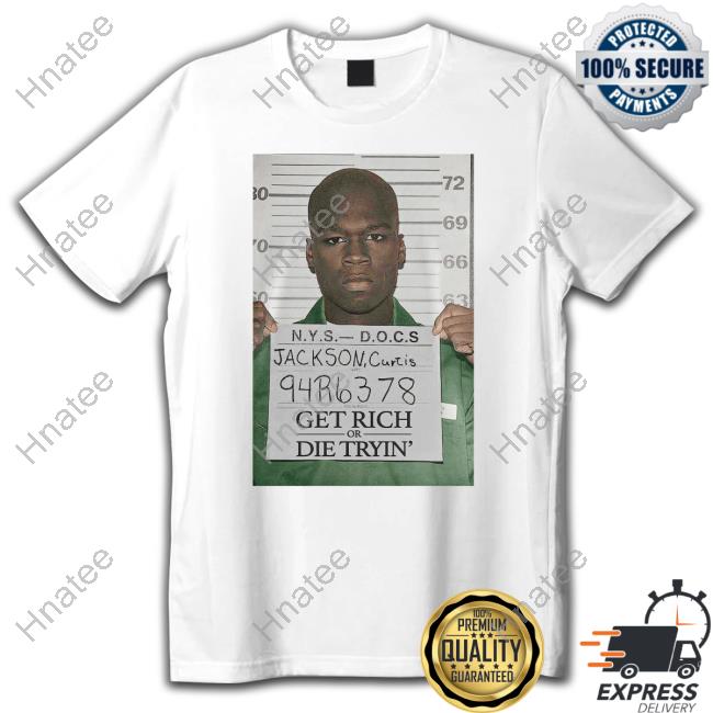 Official Mug Shot Jackson Curtis Get Rich Or Die Tryin Tank Top