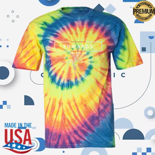 Official Hometown Apparel Edwards Colorado Artbox Tie-Dyed Spiral New Shirt 3D All-Over Printed