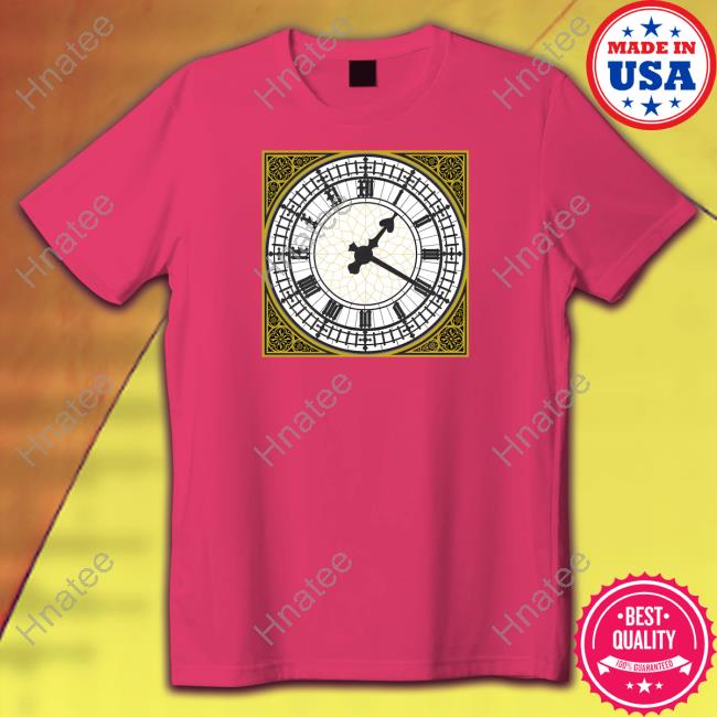 Obvious Shirts Big Ben 1:20 Clock Long Sleeved T Shirt