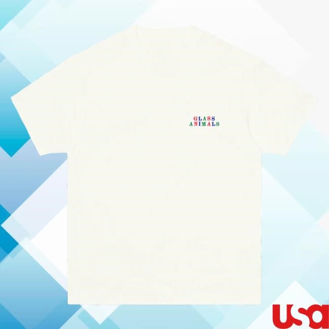 Official Glass Animals Merch Store Shop Glass Animals White Zaba Peanut Butter Vibes Attractive Shirt GlassAnimals