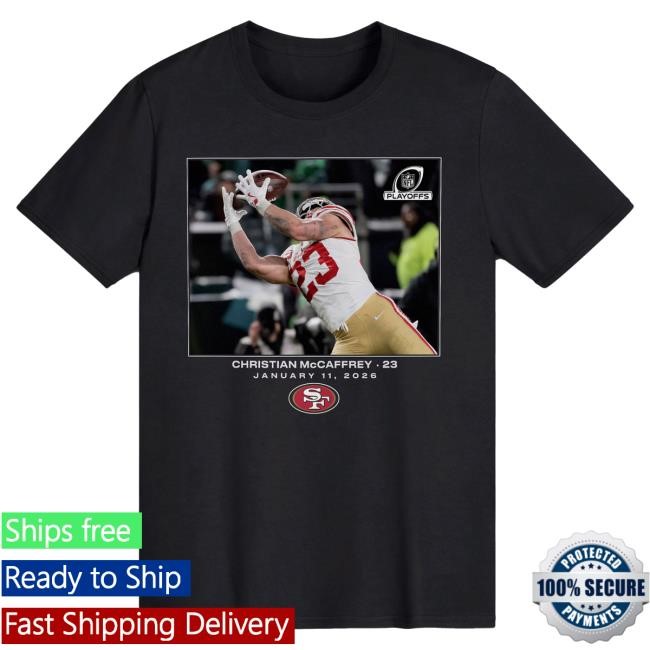 McCaffrey 49ers NFL Wild Card LS Tee for Season Energy NFL 49ers McCaffrey Wild Card LS Fan Wardrobe Tee