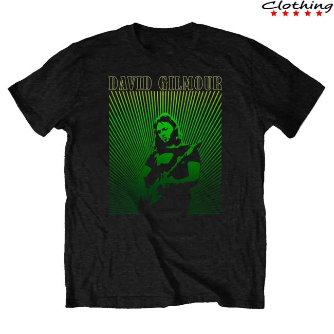 Official David Gilmour Store David Gilmour Rays Gradient Unisex T-Shirt DavidGilmour