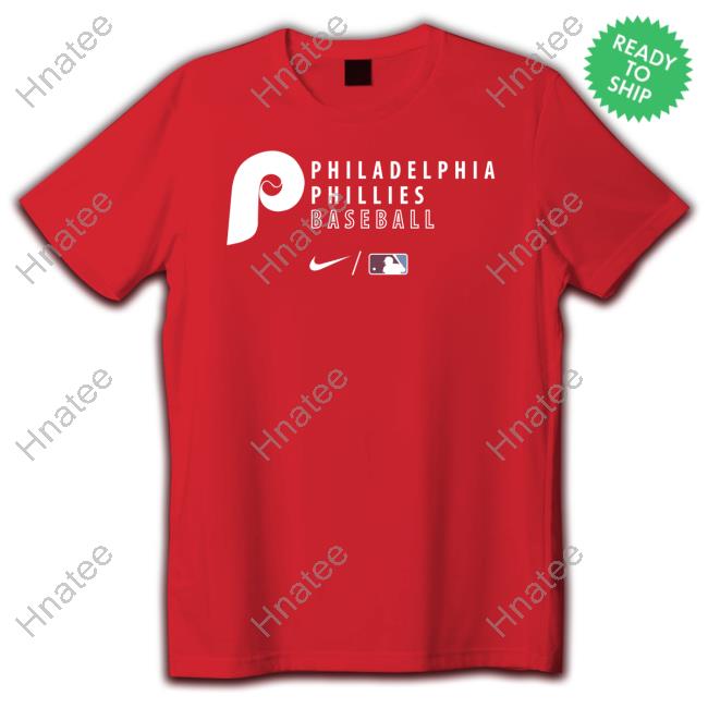 Official Philadelphia Phillies Baseball Collection Logo Stack Hooded Sweatshirt