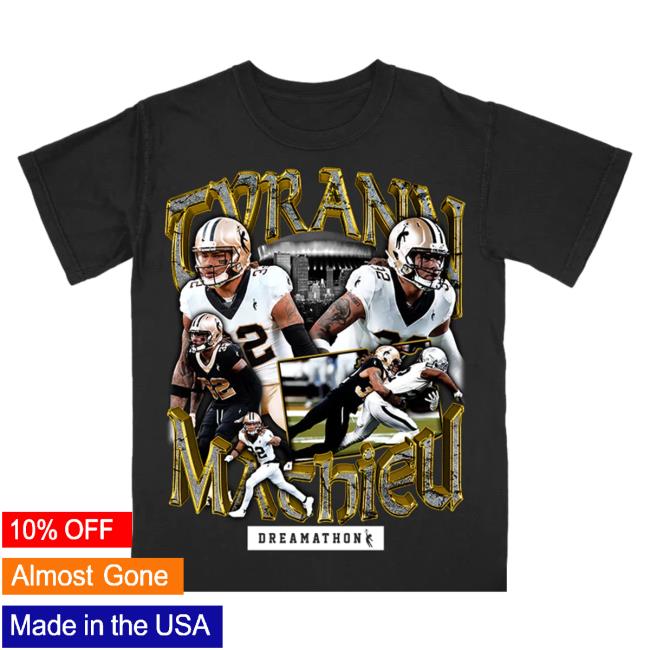Official Dreamathon Clothing Tyrann Mathieu Nola Dreams Shirt New