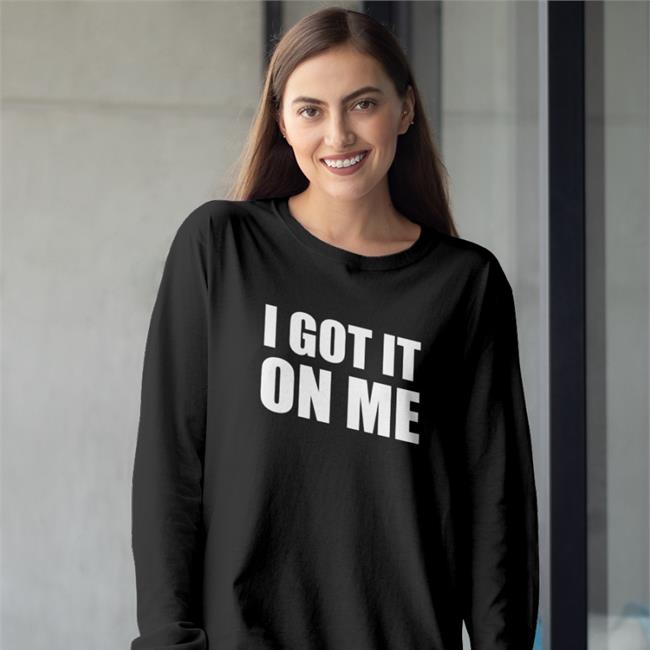 Black Guns Matter Merchandise I Got It On Me Crewneck Sweatshirt