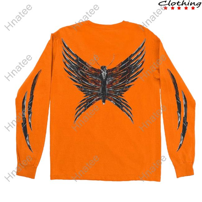 Official Lil Skies Clothing Store Shop Havin My Way Metal Butterfly Crewneck Sweatshirt Lilskies Merch