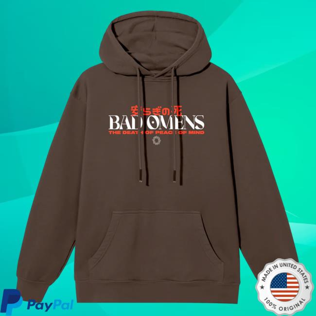 Official Sumerian Records Merch Store Bad Omens - Tracklist Brown Sweater