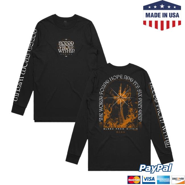 Bleed From Within The Will To Resist The World Found Hope And It's Siz Feet Deep Crewneck Sweatshirt