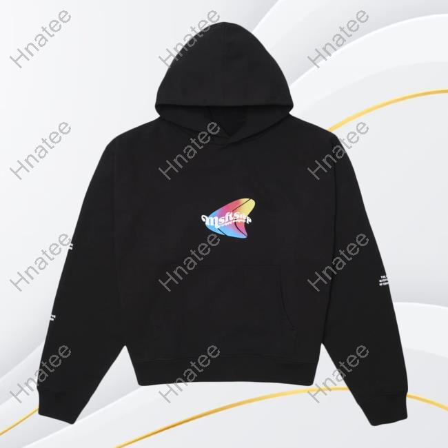 Official Msftsrep Clothing Msftsrep Trippy Summer Basic Tshirt Black
