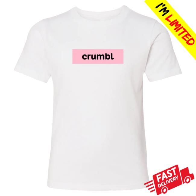 Official Merch Crumbl Youth Pink Box Tees