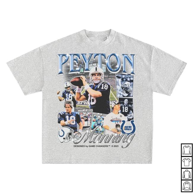 Official Game Changer Peyton Manning 2 - Colts T-Shirt Ash GameChanger