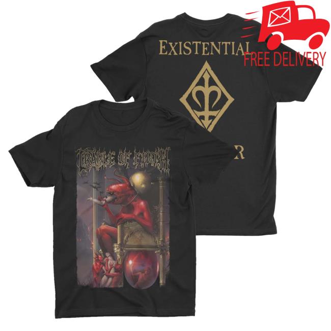 Official Night Shift Merch Indie Merch Store Cradle Of Filth - Existence Is Futile Close Up T-Shirt NightShiftMerch IndieMerchStore