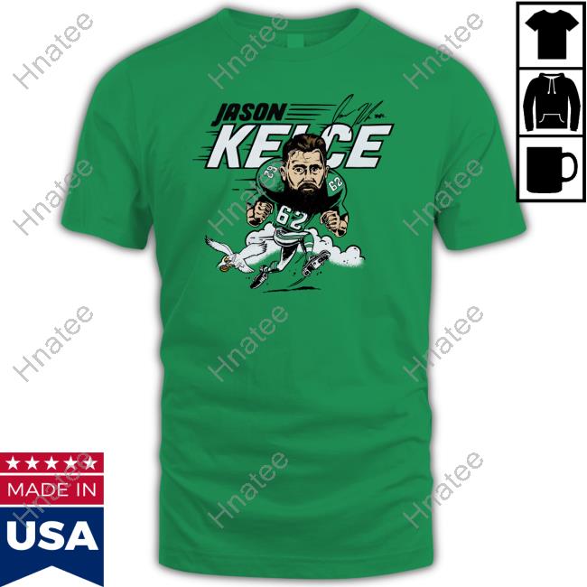 Official Homage Philadelphia Eagles Jason Kelce Signature T-Shirt