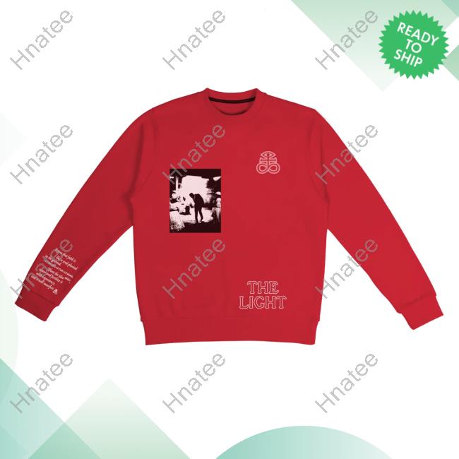 Officia Joey Badass Clothing Shop Merch Ceremony The Light Hoody Red Joeybadass