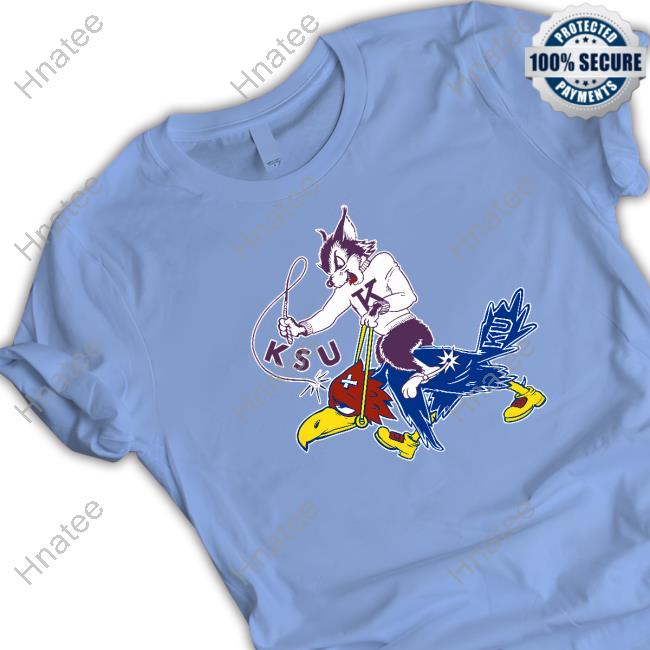 Vintage K-State Wildcat vs K-U Jayhawk Shirt