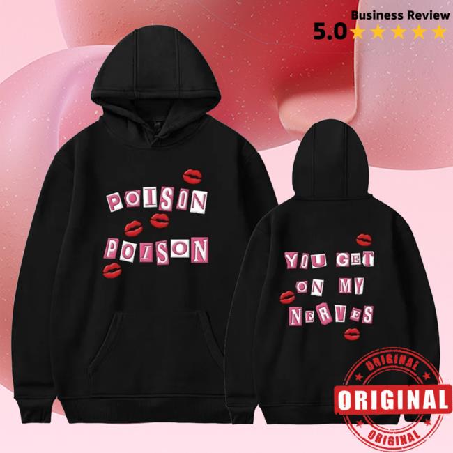 Renee Rapp Merch Poison Poison Hoody (Black)