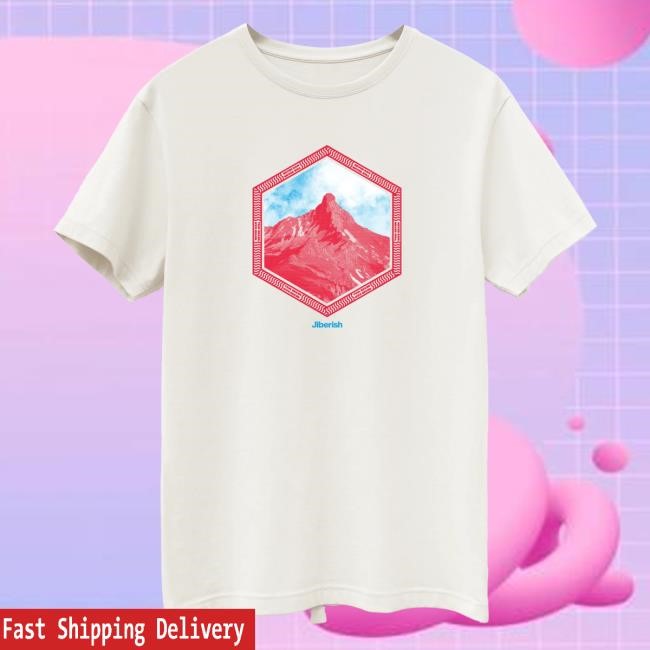 Official Jiberish Clothing Jiberish Romsdalen Supima Cloudy Blue Tees