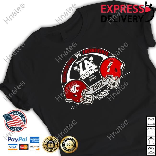 Official Fresno State Bulldogs vs. Washington State Cougars Blue 84 2022 Jimmy Kimmel LA Bowl Matchup Sweatshirt
