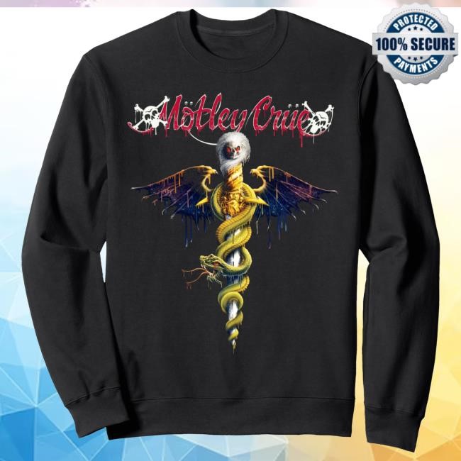 Mötley Crüe - Dr. Feel Good Slime Long Sleeve T-Shirts Motley Crue Official