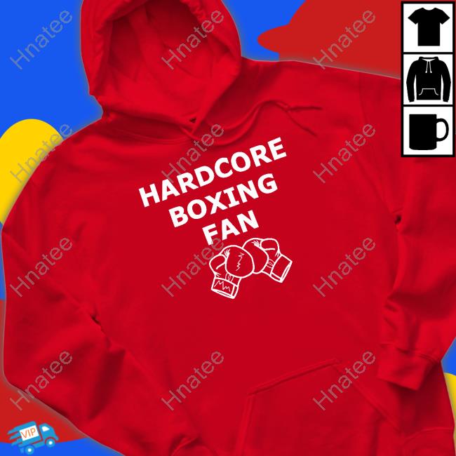 Mighty Max Merch Hardcore Boxing Fan V Neck T Shirt