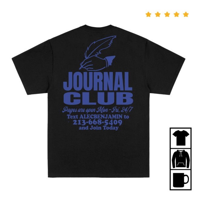 Journal Club Tee Alec Benjamin Store