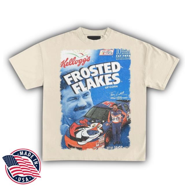 Official Heavyweight Legends Frosted Flakes Tony Labonte Nascar Vintage T Shirt