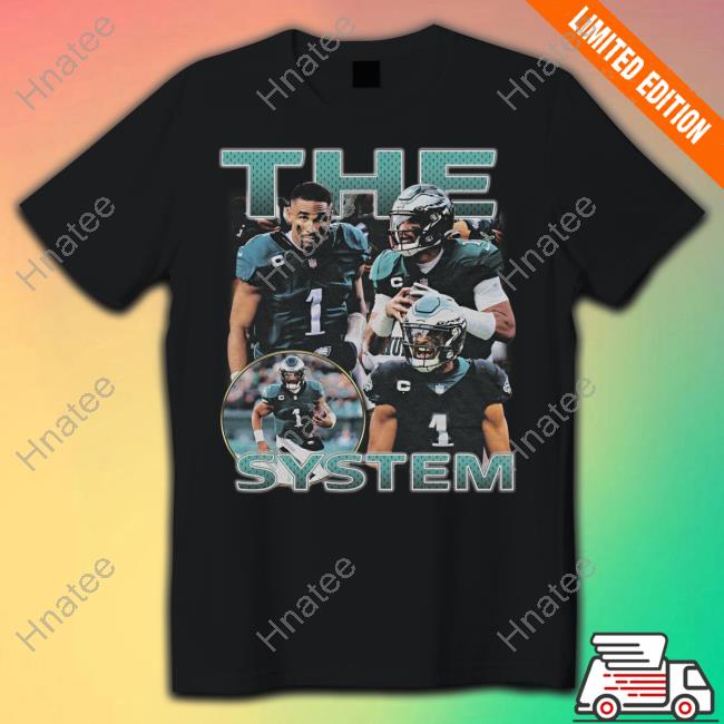 Official Jalen Hurts The System Tee Shirt