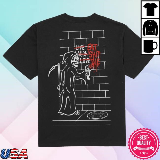 Official Lurking Class Clothing Merch Shop Eat Shit Die Hoodie - Black LurkingClass