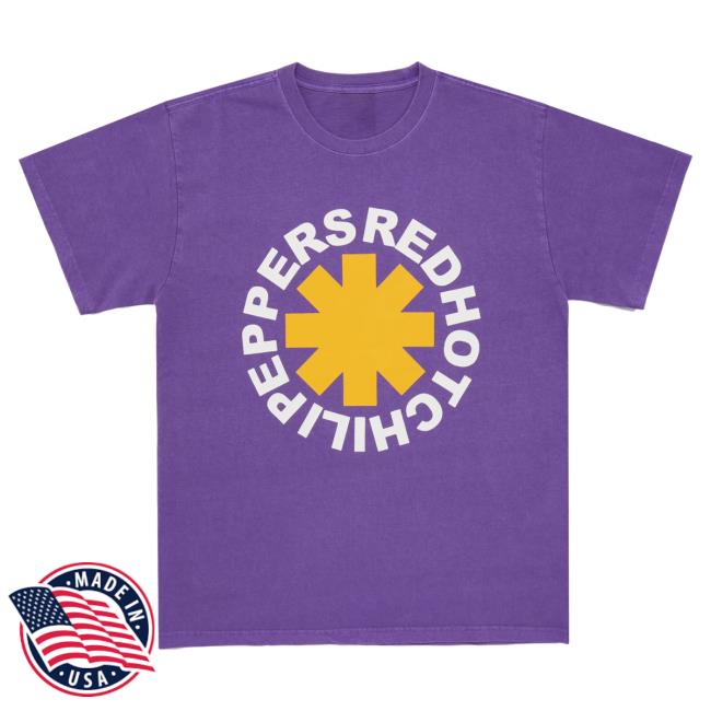 Official Red Hot Chili Peppers Classic New Shirt - Purple