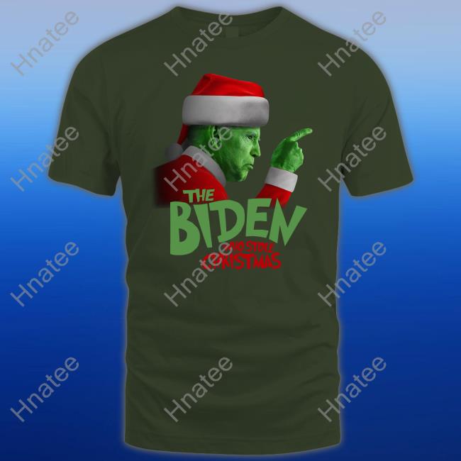 The Officer Tatum Merch Grinch The Biden Who Stole Christmas T Shirt Theofficertatumstore