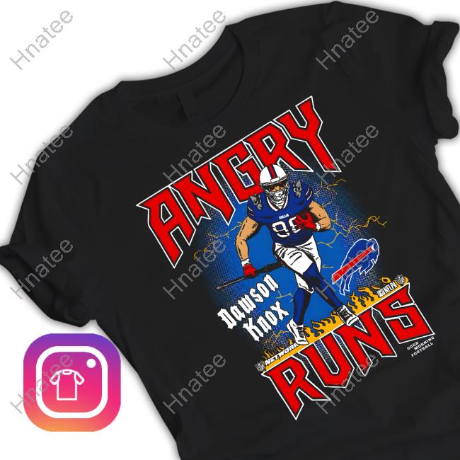 Angry Runs Bills Dawson Knox Shirt