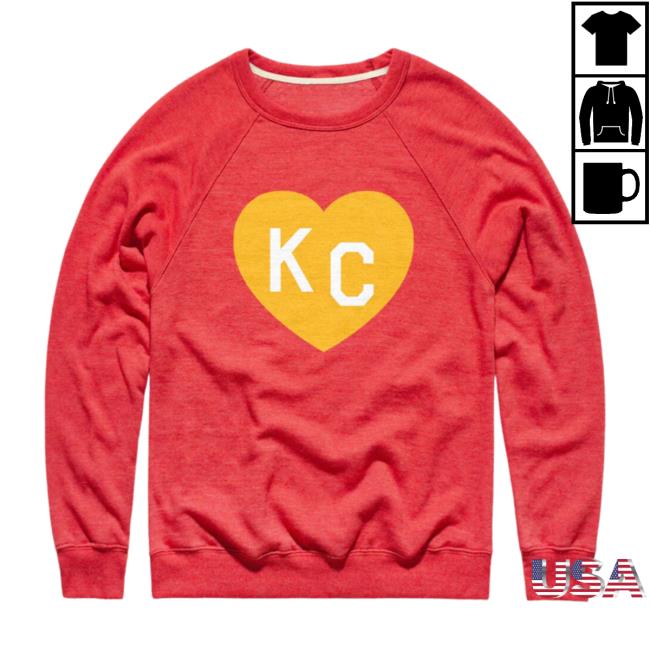 Official Kansas City Chiefs Westside Storey Charlie Hustle | Kc Heart Shirt 2024 - Red/Yellow