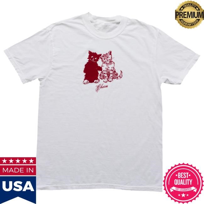 Official Clairo Merch Store Clairo Charm Friends Top Shirt (White)