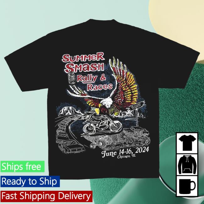 The Summer Smash Shop Rally and Races Line Up T Shirt