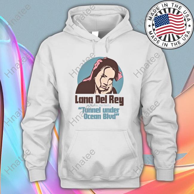 Ocean Blvd Lana Del Rey Village Lana Portrait Hoodie