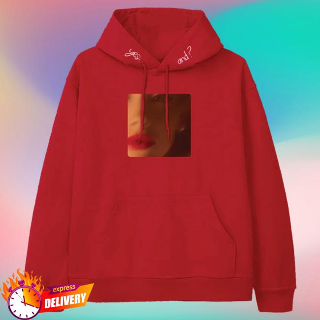 Official Ariana Grande Merch Store Ariana Grande yes, and? cover Crewneck Sweatshirt Ariana Grande Apparel Clothing Shop ArianaGrande