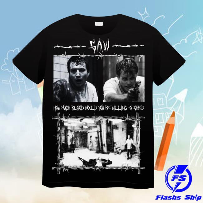 Official Saw Horror Movie Shirts Cary Elwes Tobin Bell James Wan Leigh Whannell Charlie Clouser Nin
